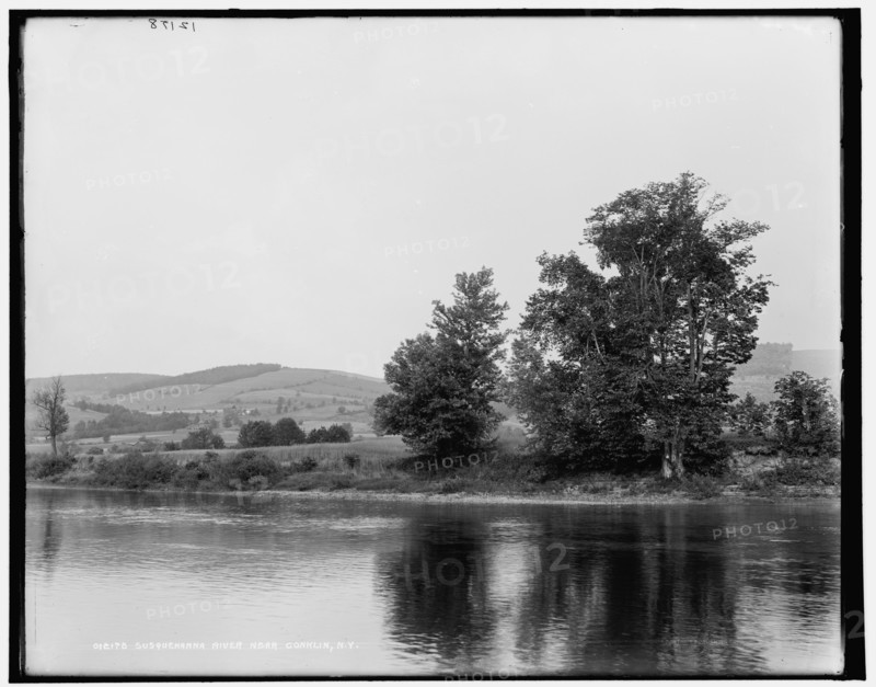 Susquehanna River near Conklin, N.Y., between 1890 and 1901. Creator: Unknown.
