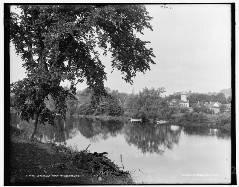Chenango River at Greene, N.Y., c1900. Creator: Unknown.