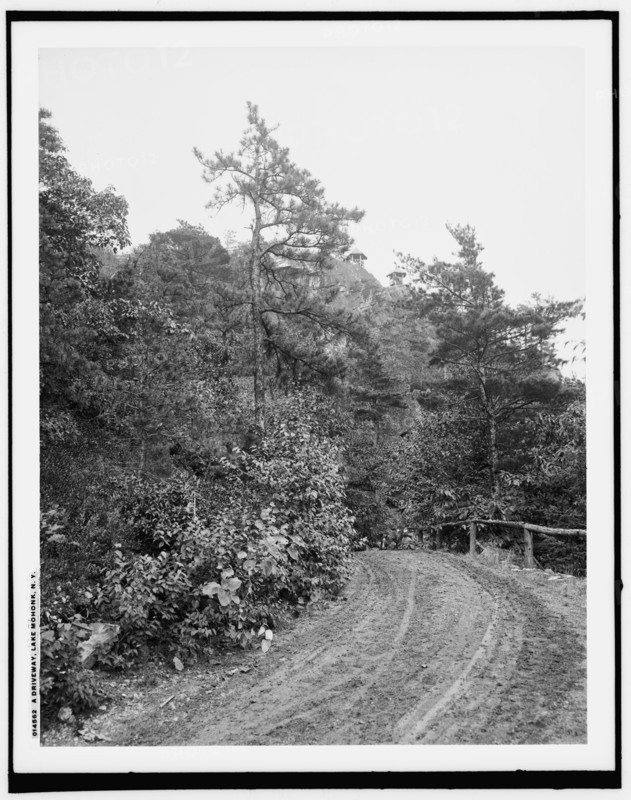 A Driveway, Lake Mohonk, N.Y., (1902?). Creator: Unknown.