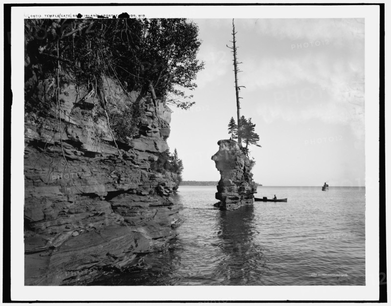 Temple Gate, Sand Island, Apostle Islands, Wis., between 1880 and 1889. Creator: Unknown.