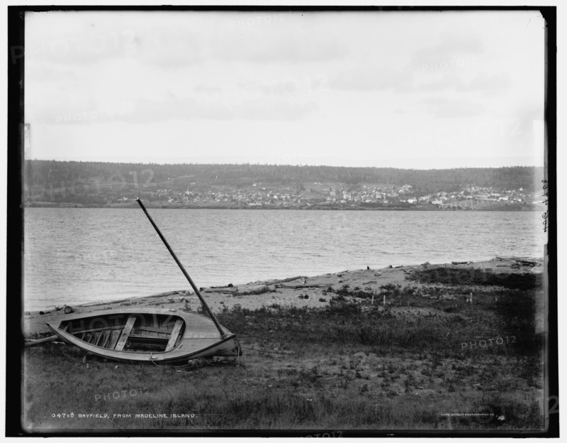 Bayfield from Madeline Island, between 1880 and 1899. Creator: Unknown.