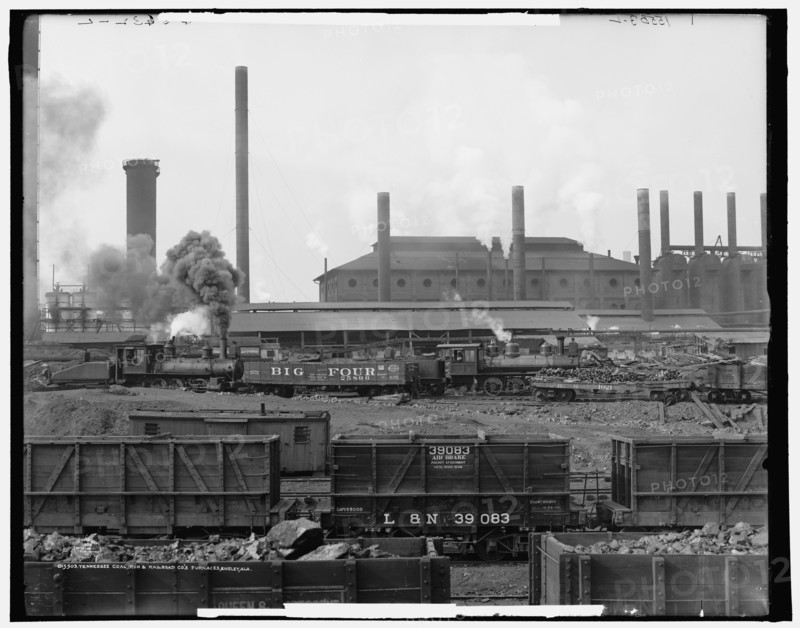 Tennessee Coal, Iron & Railroad Co.'s furnaces, Ensley, Alabama, c1906. Creator: Unknown.