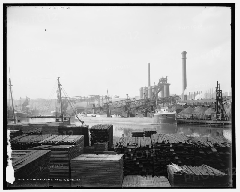 Federal Wire and Steel Co.'s plant, Cleveland, Ohio, c1905. Creator: Unknown.