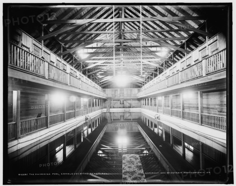 The Swimming pool, Charlevoix-the-Beautiful, c1900. Creator: Unknown.