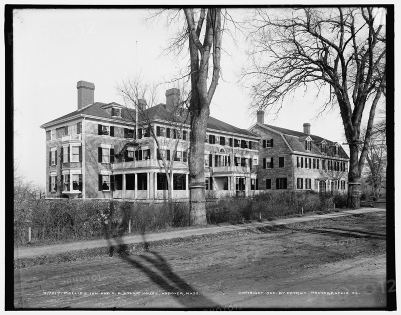 Phillip's Inn and old Harriet Beecher Stowe house, Andover, Mass., c1904. Creator: Unknown.
