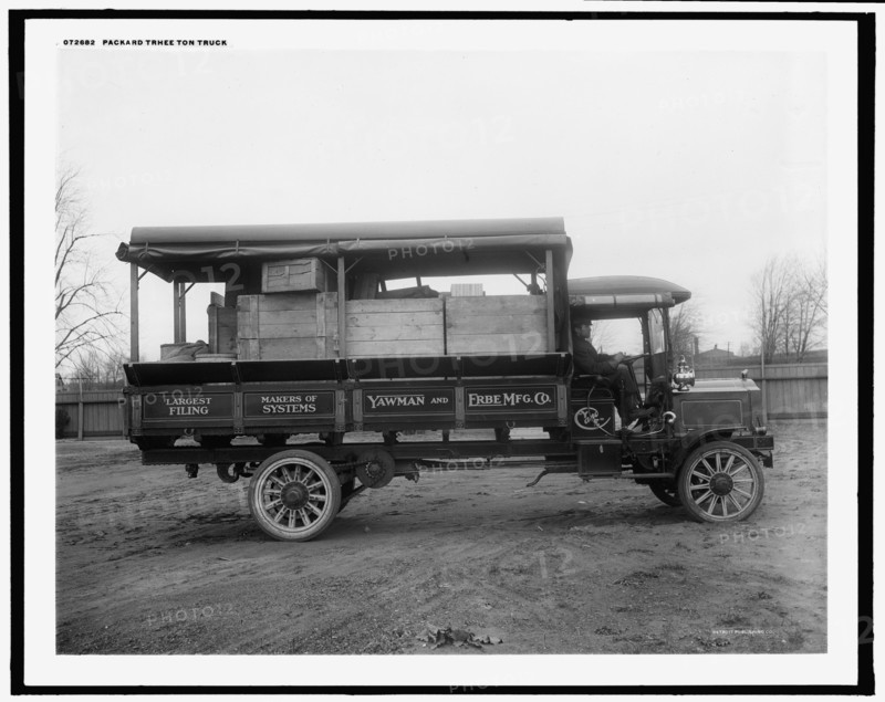 Packard three-ton truck, (1910?). Creator: Unknown.