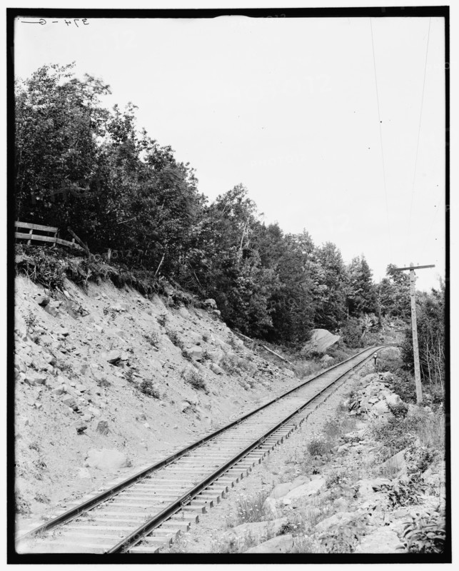 Kaaterskill Falls from Ulster and Delaware Railway, Catskill Mountains, N.Y., c1902. Creator: Unknown.