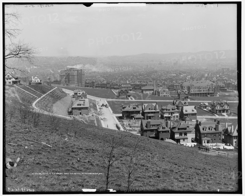 Schenley Park and vicinity, Pittsburgh, Pa., between 1900 and 1915. Creator: Unknown.