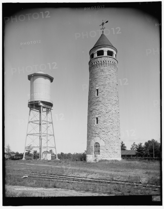 Water tower, Fort Ethan Allen, Burlington, Vt., c1907. Creator: Unknown.