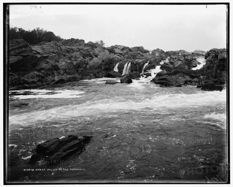 Great Falls of the Potomac, between 1890 and 1901. Creator: Unknown.