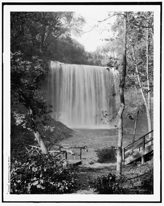Minnehaha Falls, Minneapolis, Minn., c1908. Creator: Unknown.