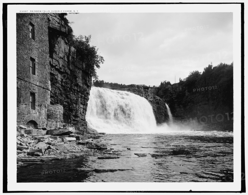 Rainbow Falls, Ausable Chasm, N.Y., between 1900 and 1906. Creator: Unknown.