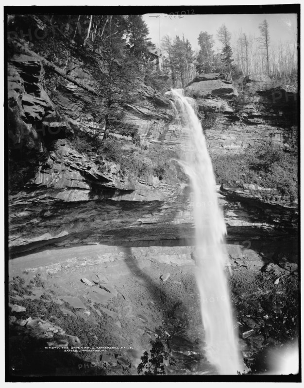 The Upper fall, Kaaterskill Falls, Catskill Mountains, N.Y., (1902?). Creator: Unknown.