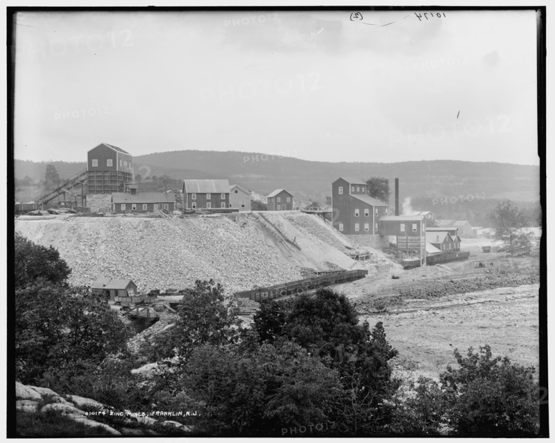 Zinc mines, Franklin, N.J., between 1890 and 1901. Creator: Unknown.