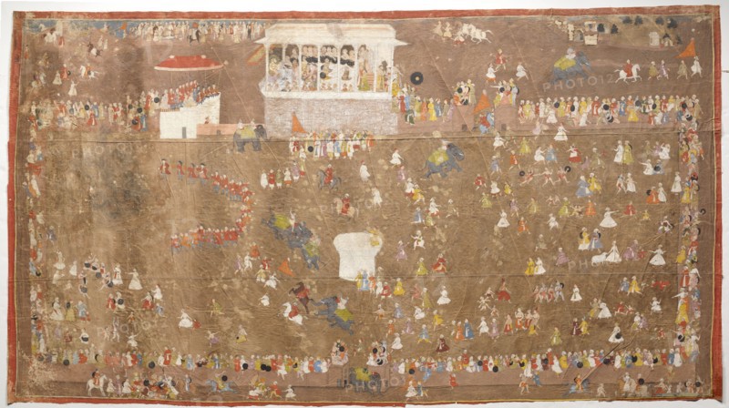 Joan Ketelaar’s Embassy to the King of Udaipur, c.1711. Creator: Unknown.