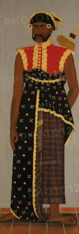 Javanese Court Officials, c.1820-c.1870. Creator: Unknown.