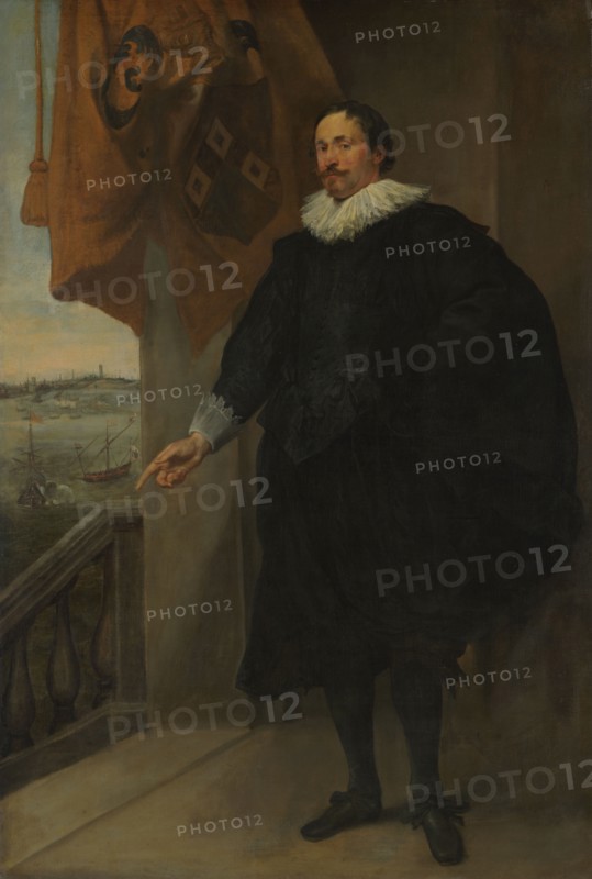 Portrait of a Nobleman, possibly Adriaan van der Borcht, 1634-c.1635. Creator: Anthony van Dyck.