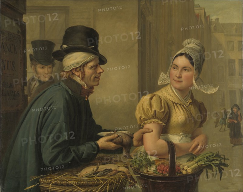 The Poultryman, 1827. Creator: Ignace Brice.