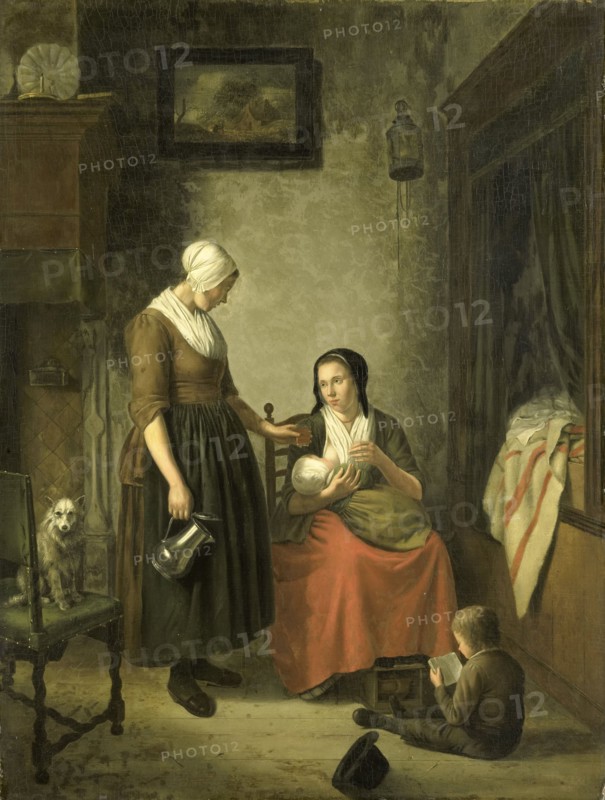 'Good Neighbors', 1780-1810. Creator: Johannes Christiaan Janson.