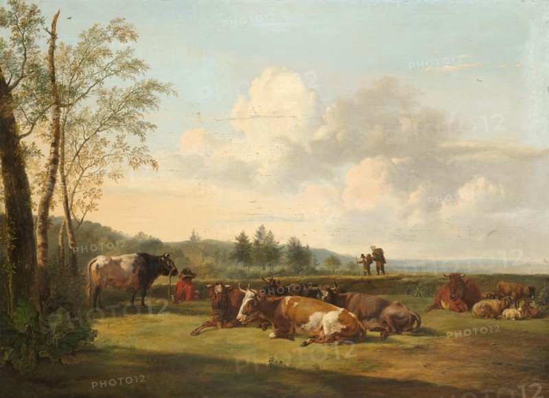 Landscape with Cattle, 1816. Creator: Pieter Gerardus van Os.