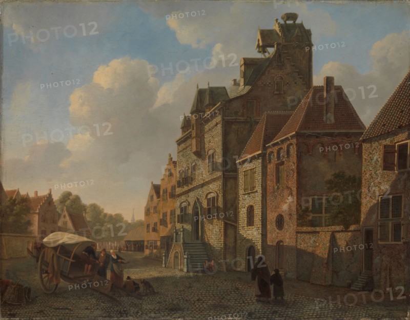 View in Dordrecht, 1819-1821. Creator: Johannes Pietersz. Schoenmakers.