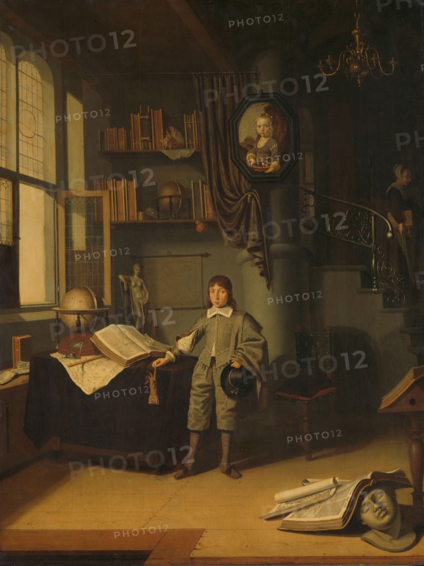 Young Man in a Study, 1640-1650. Creator: Adriaen van Gaesbeeck.
