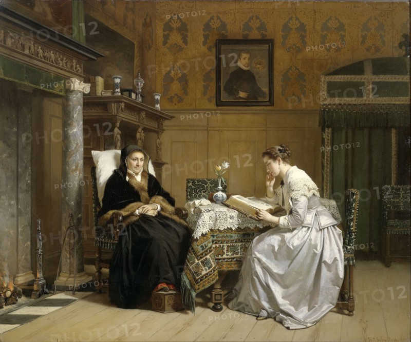 Sunday Morning, 1865-1868. Creator: Hendrick Jacobus Scholten.