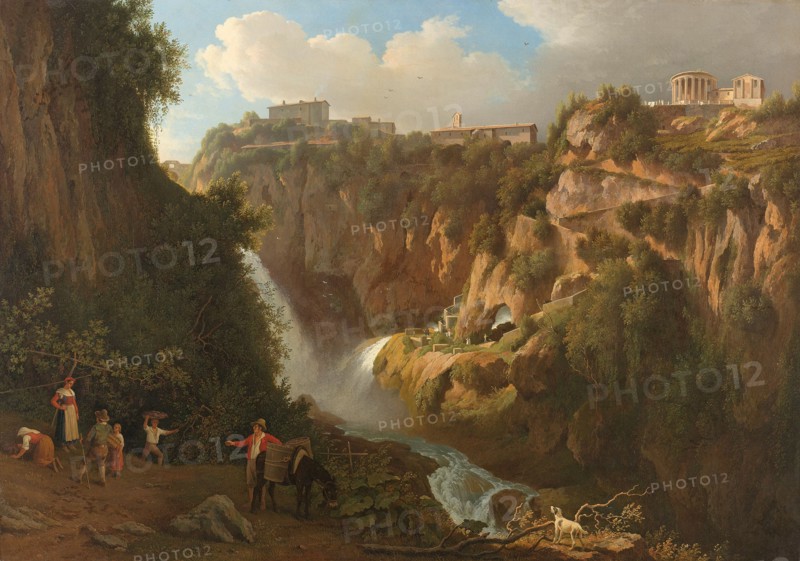 The Waterfall at Tivoli, 1824. Creator: Abraham Teerlink.