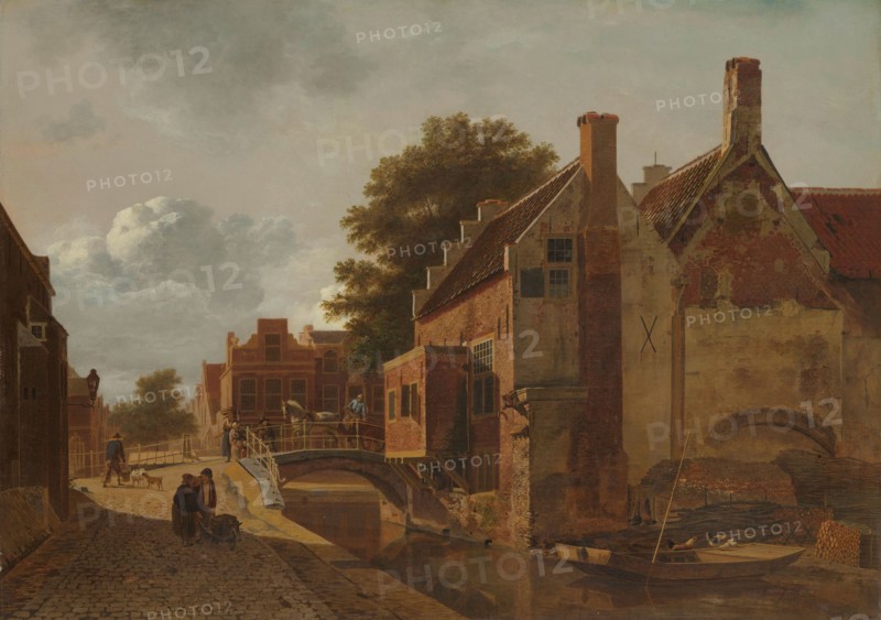 The Kalvermarkt, The Hague, 1805-1808. Creator: Jean Francois Valois.
