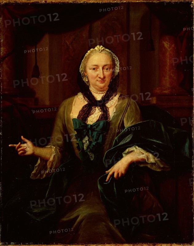 Portrait of Margaretha Trip, Wife of Hendrik van de Poll, 1754. Creator: Jan Maurits Quinkhard.