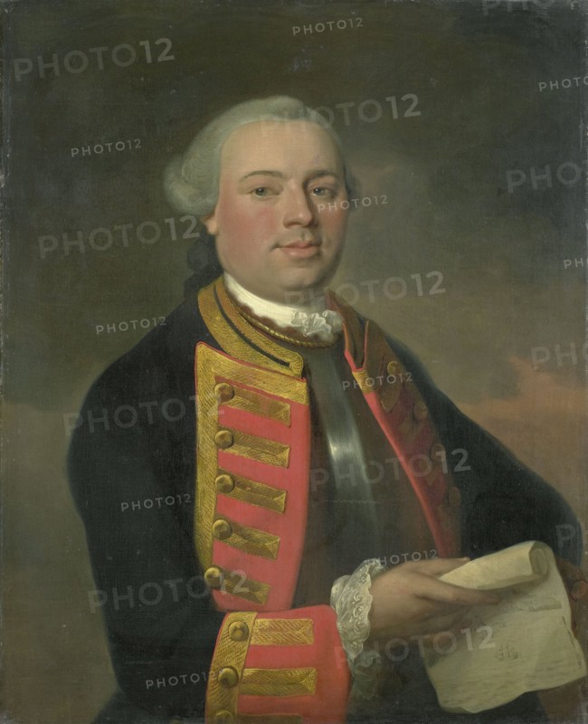 Johan Arnold Zoutman (1724-93), Vice Admiral, 1770. Creator: August Christian Hauck.