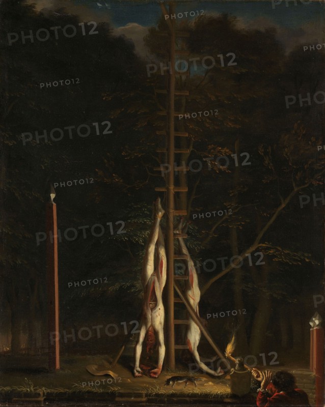 The Corpses of the De Witt Brothers, c.1672-c.1675. Creator: Jan De Baen.