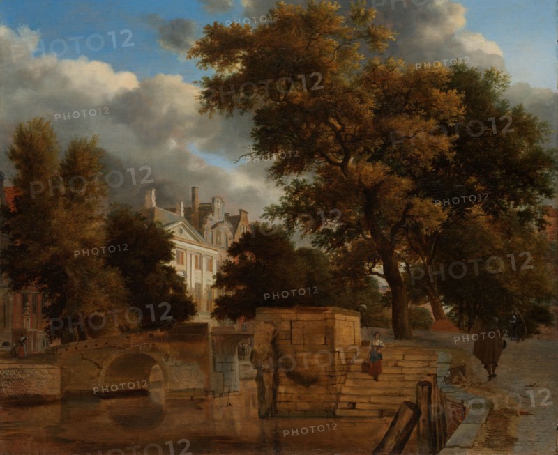 The Stone Bridge, c.1660-c.1672. Creator: Jan van der Heyden.