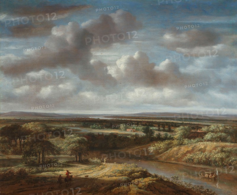 River Landscape, 1676. Creator: Philip Koninck.