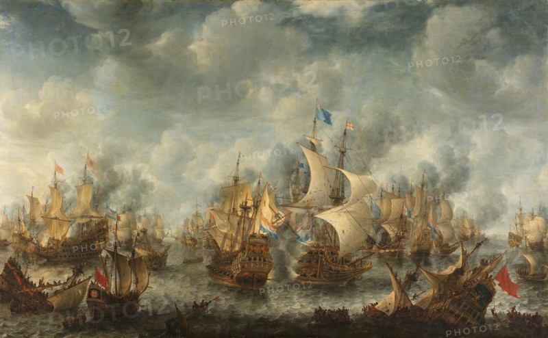 The Battle of Terheide, 1653-1666. Creator: Jan Abrahamsz Beerstraten.