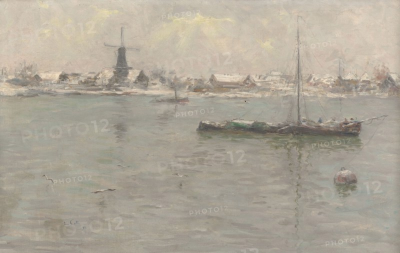Dordrecht in the Winter, 1892. Creator: Siebe Johannes ten Cate.