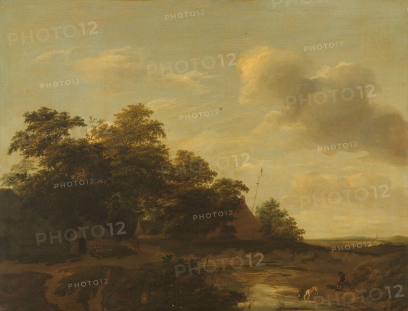 Landscape with a Farm, 1648. Creator: Jan van der Meer.