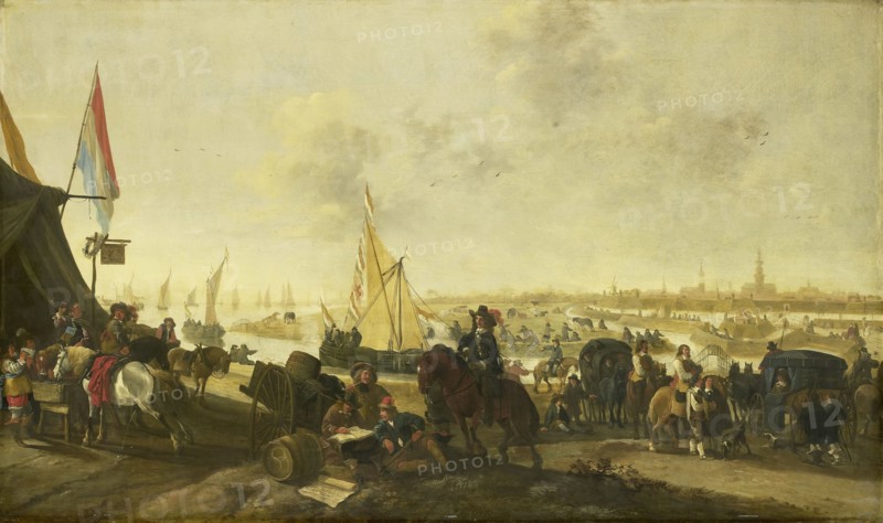 The Siege and Capture of the City of Hulst from the Spaniards, November 5, 1645, 1645. Creator: Hendrick de Meijer.