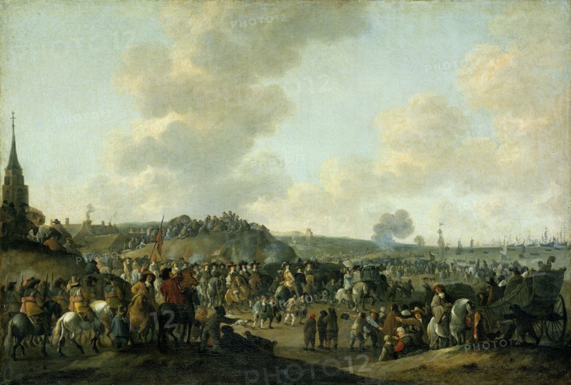 The Departure of Charles II of England from Scheveningen, June 2, 1660, 1660-1683. Creator: Hendrick de Meijer.
