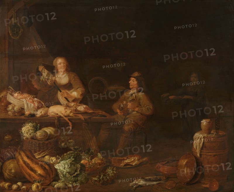 Kitchen Interior, 1645. Creator: Jan Olis.