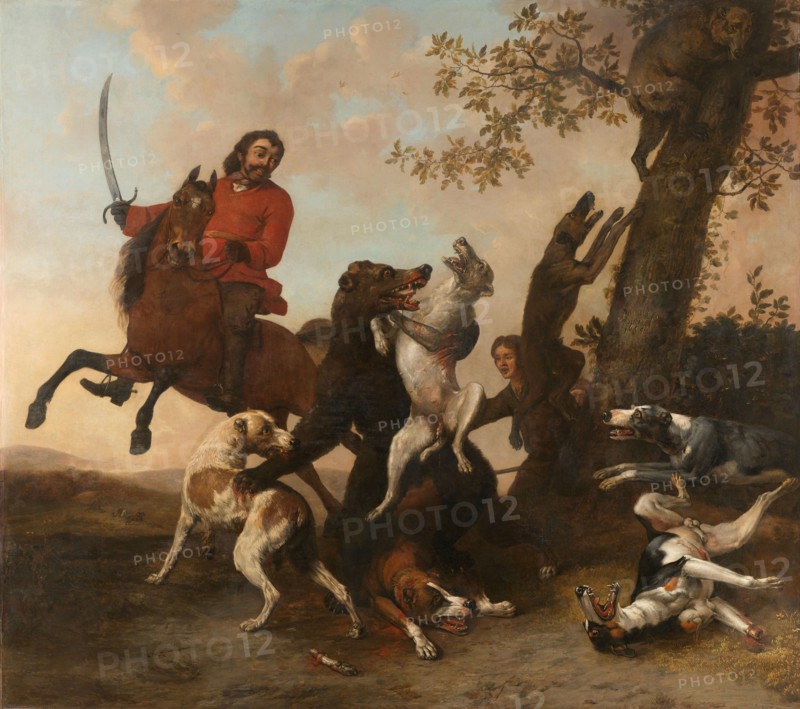 Bear Hunt, 1649. Creator: Paulus Potter.
