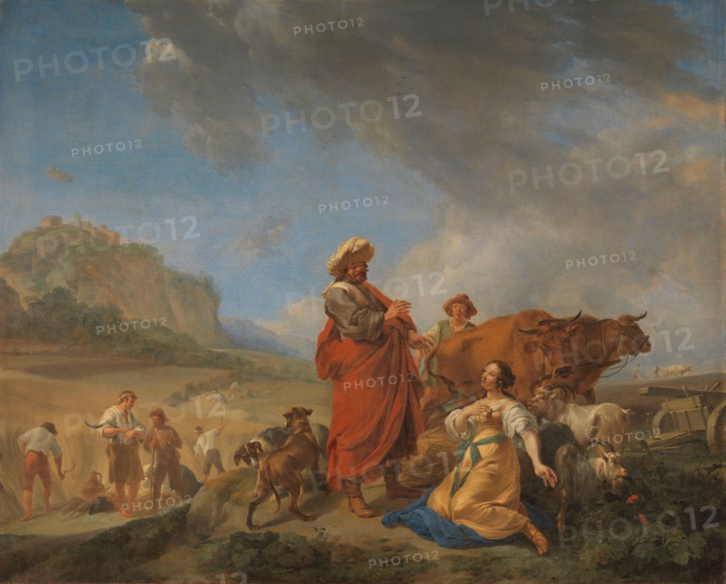 Ruth and Boas, 1640-1650. Creator: Nicolaes Berchem.