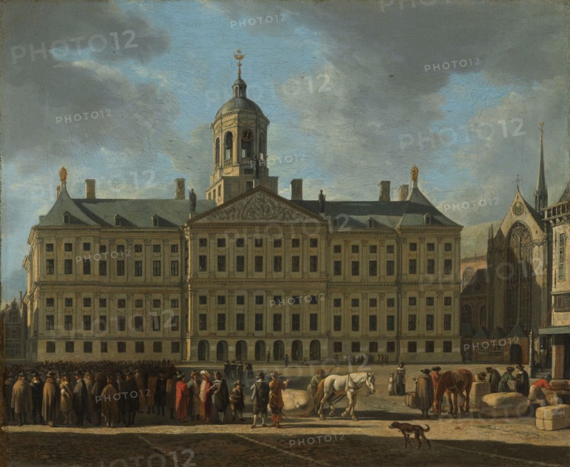 The Town Hall on Dam Square, Amsterdam, 1672. Creator: Gerrit Berckheyde.