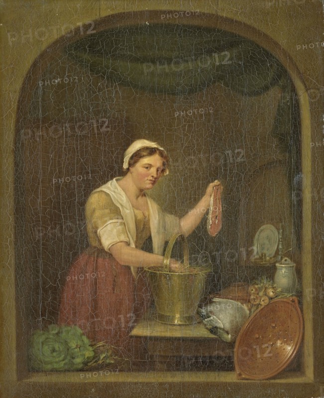 The Kitchen Maid, 1820. Creator: Jan de Ruyter.