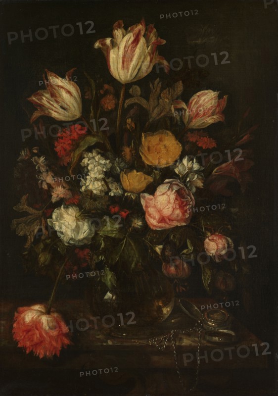 Still Life with Flowers, c.1660-1690. Creator: Abraham van Beyeren.