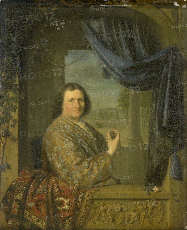 Portrait of a Man with a Watch, 1688. Creator: Pieter Cornelisz. van Slingeland.