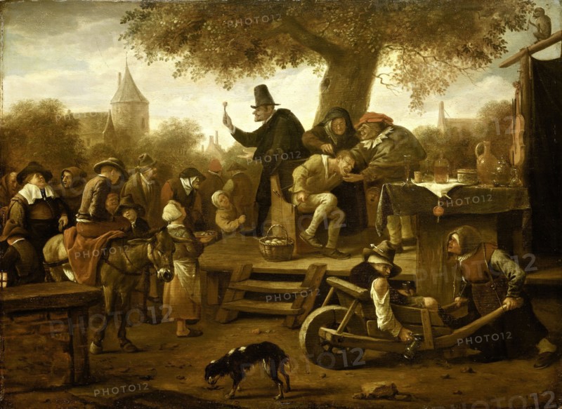 The quack, 1650-1660. Creator: Jan Steen.