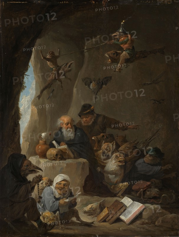 The Temptation of St Anthony, c.1645. Creator: David Teniers II.