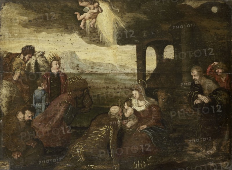 Adoration of the Magi, 1500-1599. Creator: Unknown.