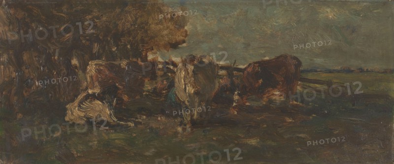 Dairy cows, 1870-1897.  Creator: Willem Roelofs.